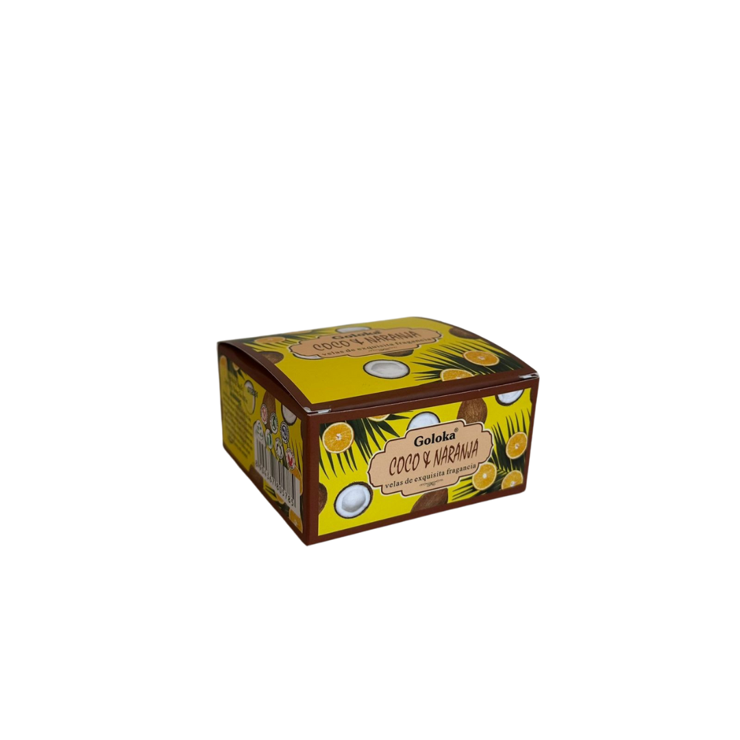 Vela Coco y Naranja