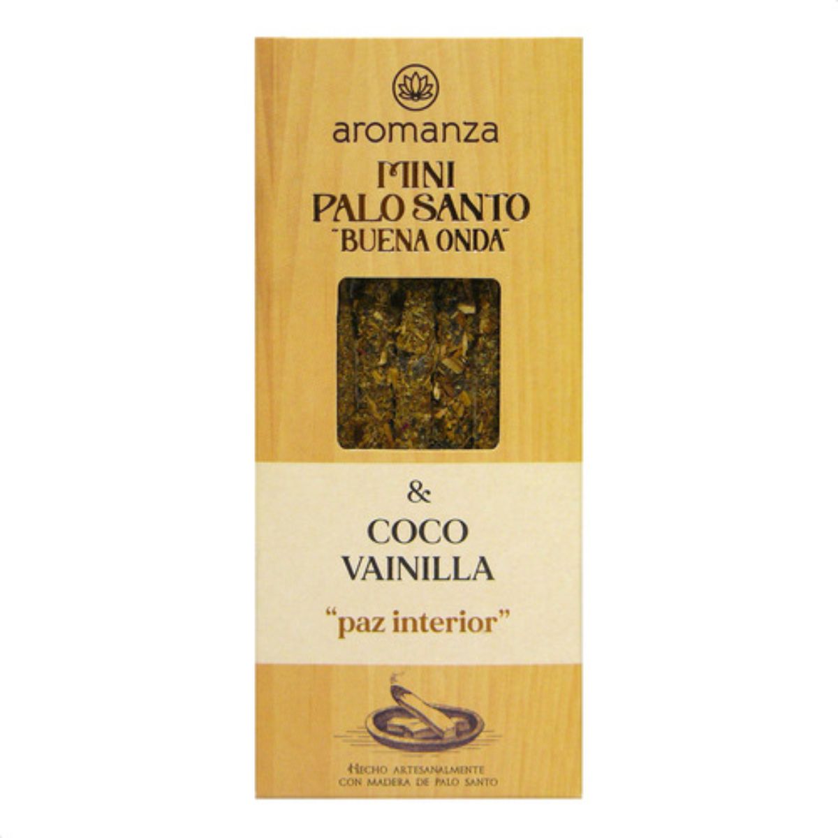 Mini Palo Santo Buena Onda Coco Vainilla