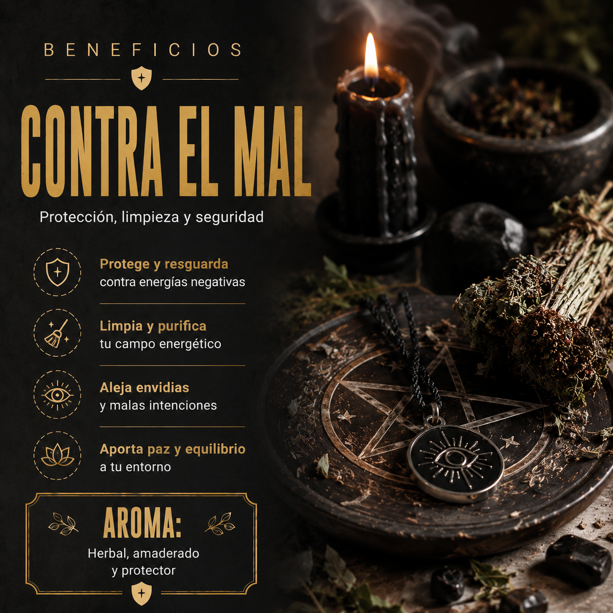 Aceite Aromático Contra el Mal