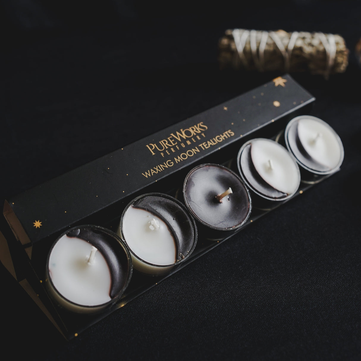 Velas Tealight Fases Lunares