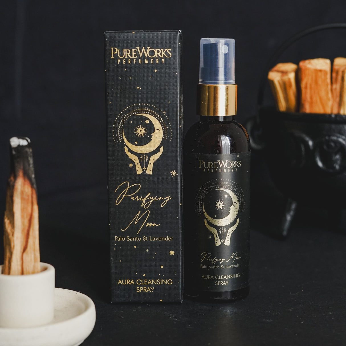 Ambientador esotérico limpiador de Aura - Luna Purificadora - Song of India