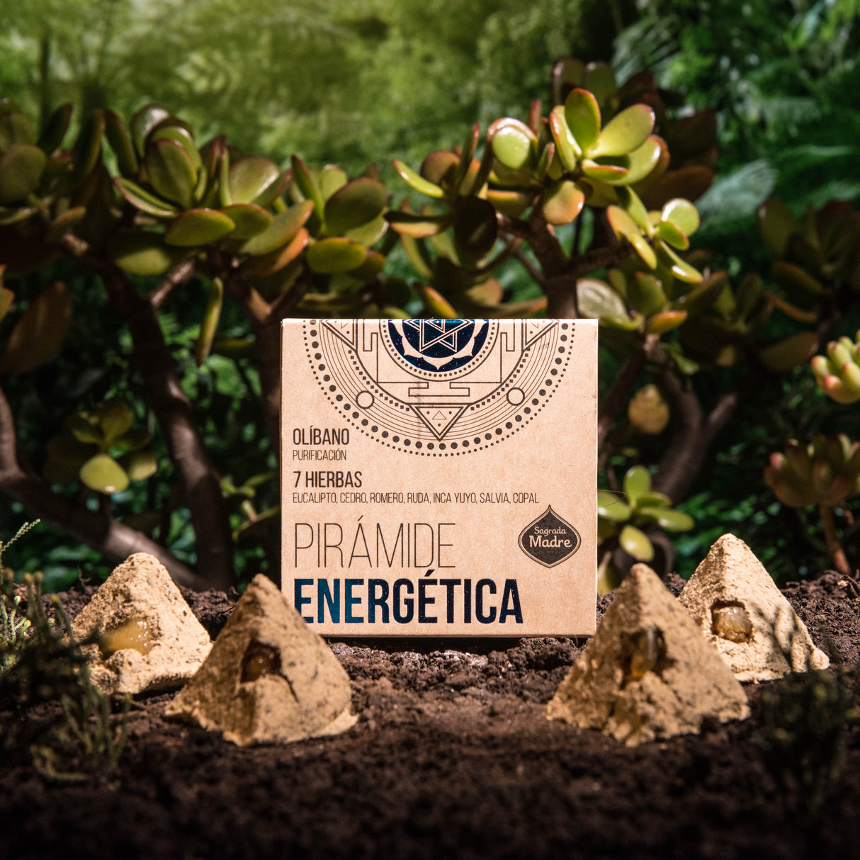 Pirámide Energética 7 Hierbas & Olibano