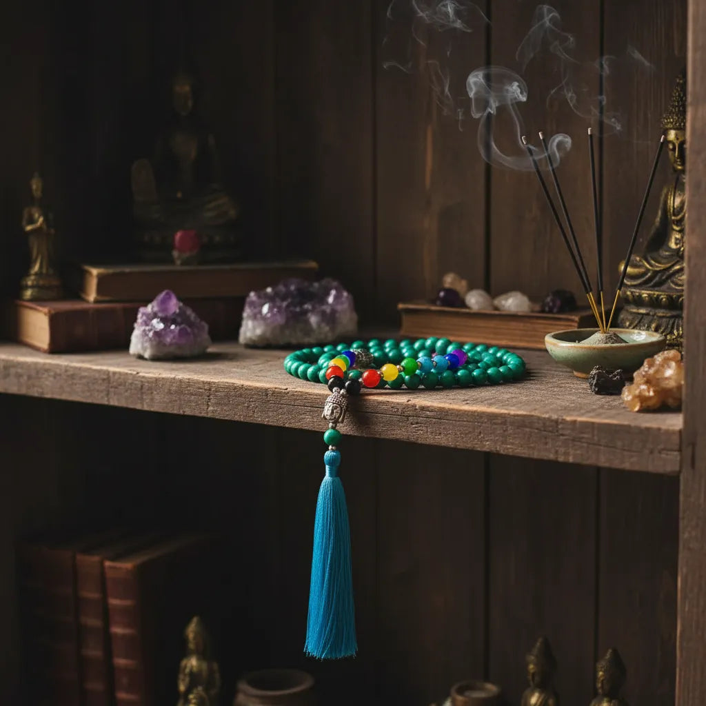 Japa Mala Buda Turquesa 6mm