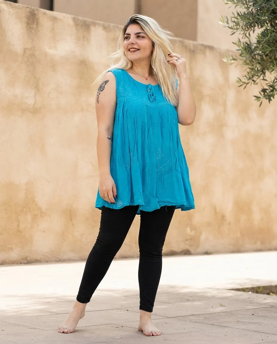 Blusa Bini Celeste