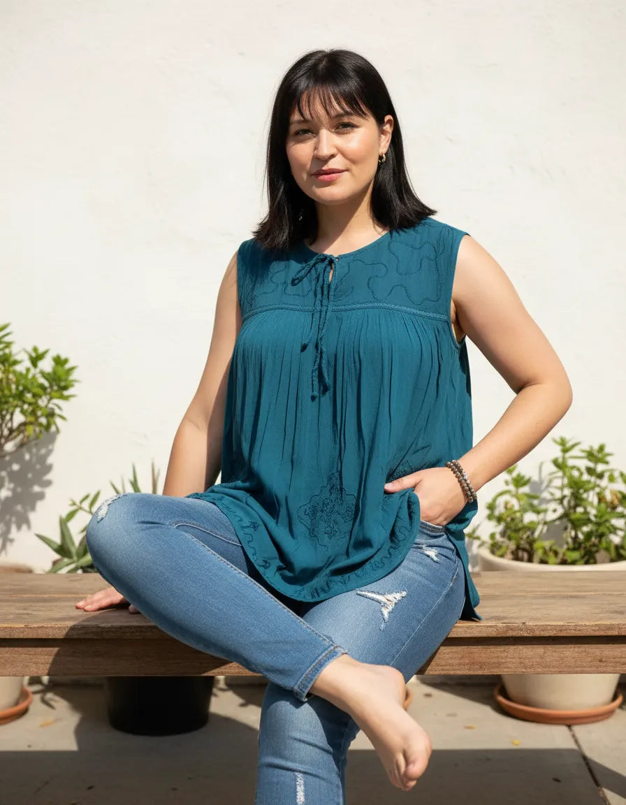 Blusa Babli Azul
