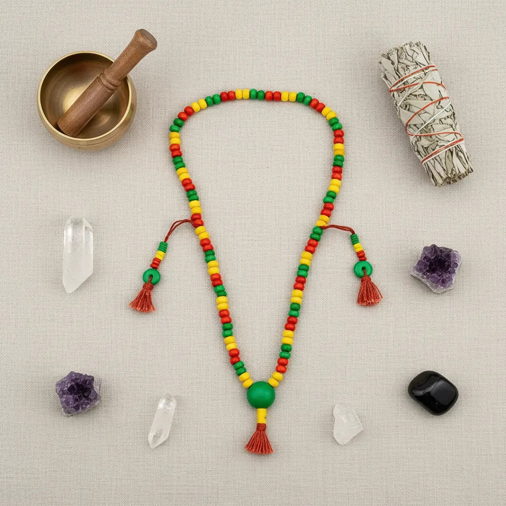 Japa Mala Multicolor Triple 9 mm