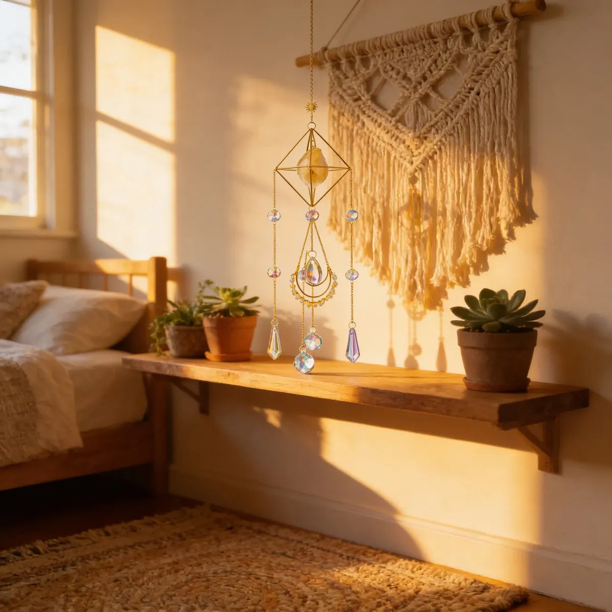 Atrapasol Cristal Citrino