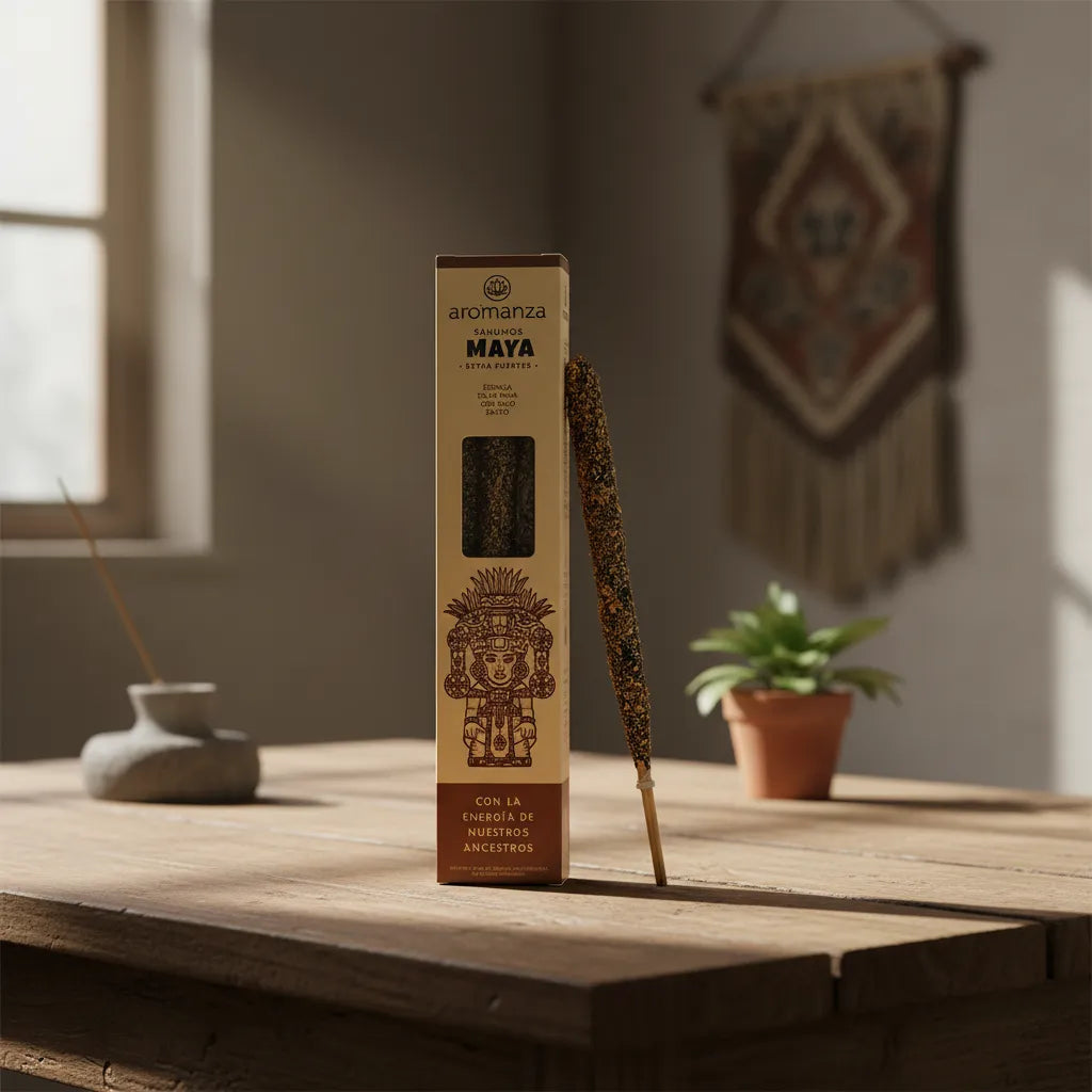 Sahúmo Maya Esencia de la India y Palo Santo