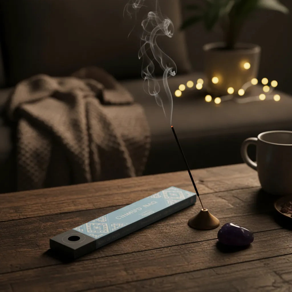 Incienso Nag Champa con Amatista