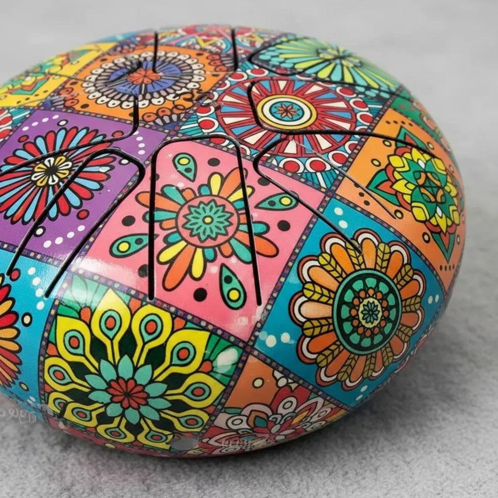 Hand Drum Mándala Aurora 16 cm