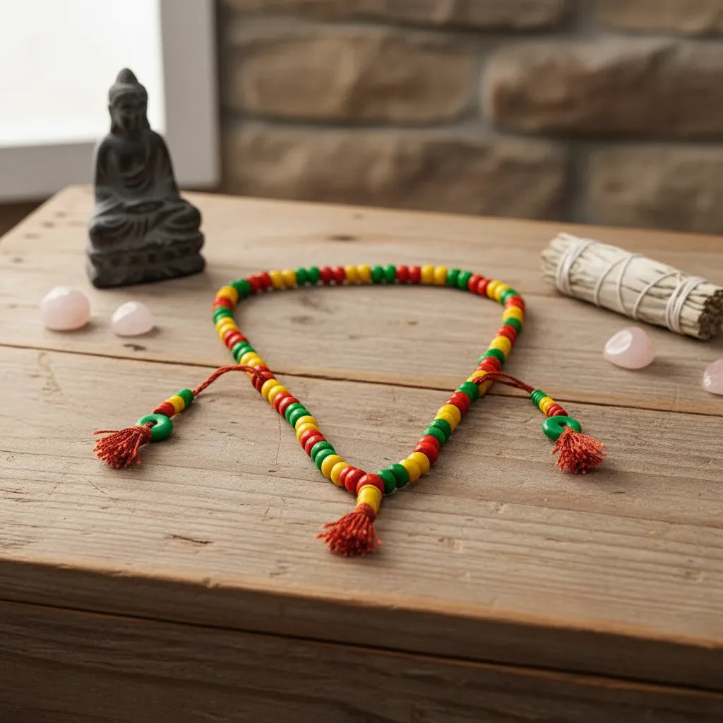 Japa Mala Multicolor Triple 9 mm