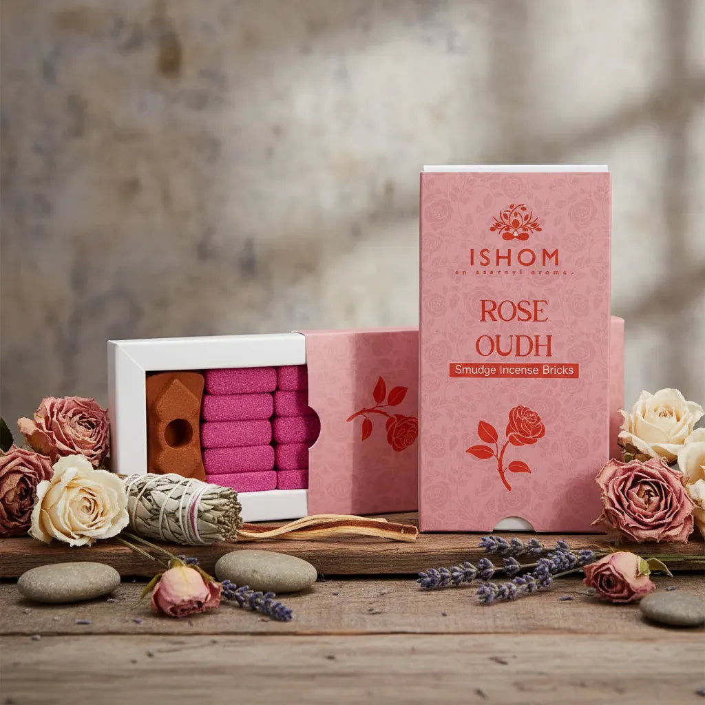 Ladrillos de Incienso Oudh Rose