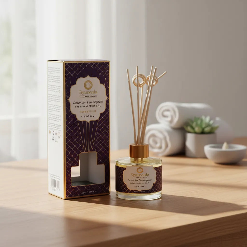 Difusor de Varilla Ayurveda Lavanda y Lemongrass 120mL