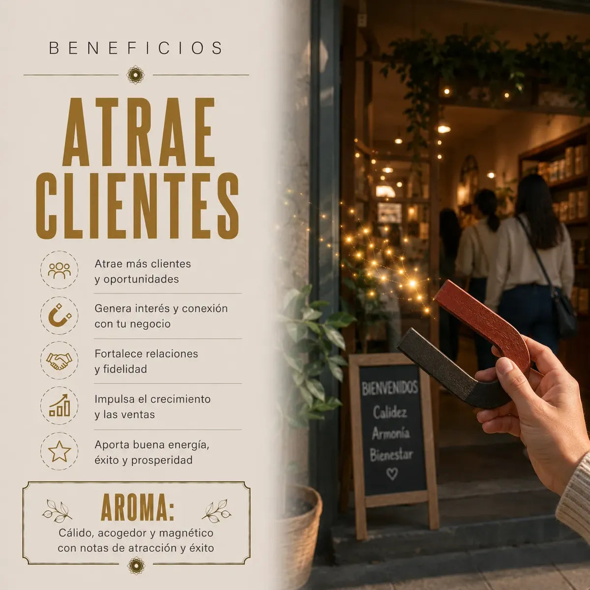 Incienso Atrae Cliente