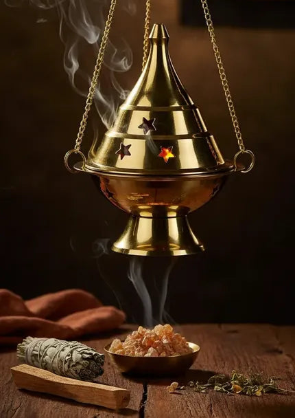 Quemador de Resina Estrella Colgante