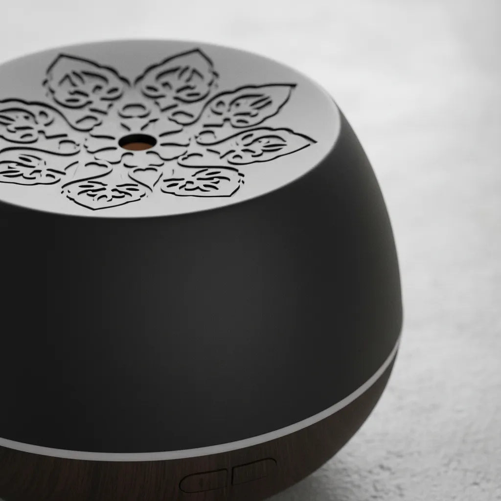 Humidificador Woodgrain Oscuro 200mL