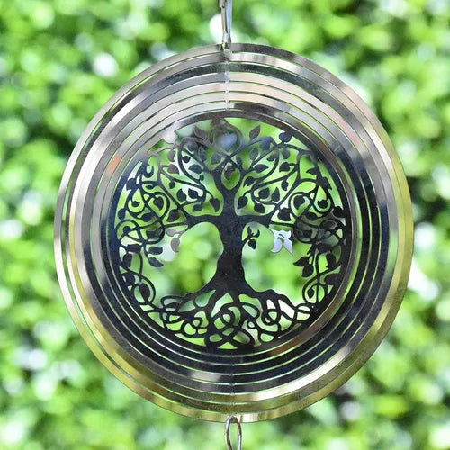Anillo de Viento - Arbol de la Vida Plateado
