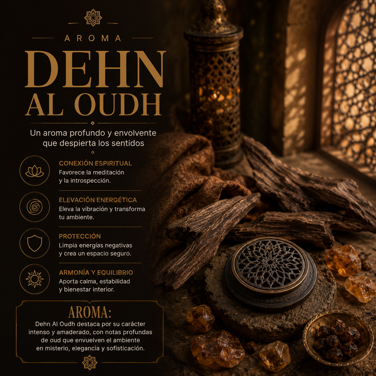 Aromatizante Spray Dehn Al Oudh 100 mL