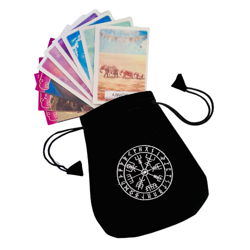 Bolsa Tarot Bordada - Diseño Vegvisir