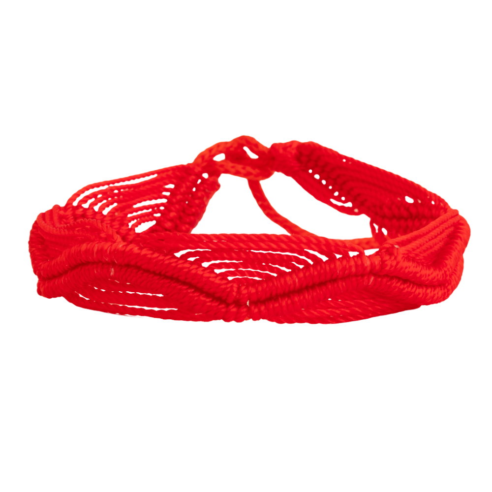 Pulsera Hilo Rojo Protección Zig Zag