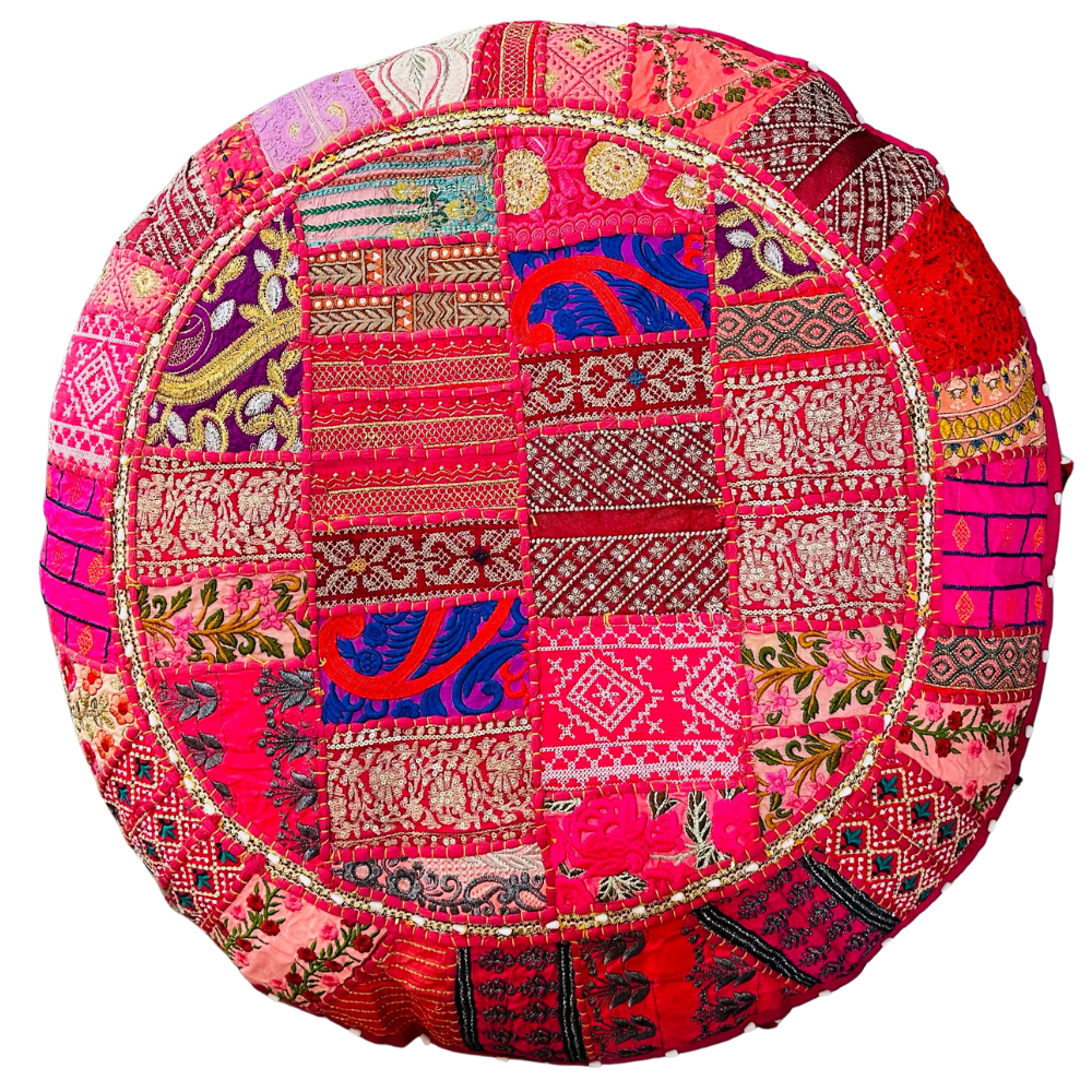 Cojin Rosado Indio Redondo Talla XL