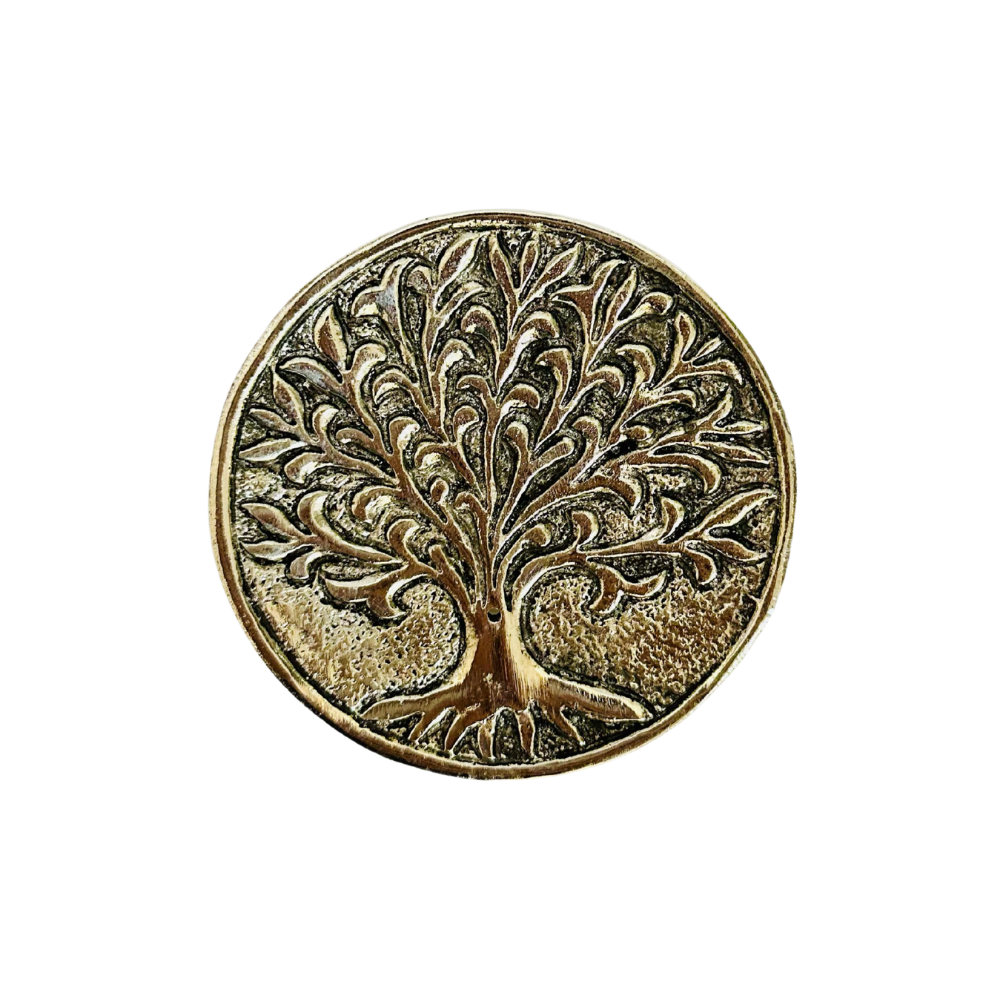 Porta Incienso Redondo Árbol Ancestral