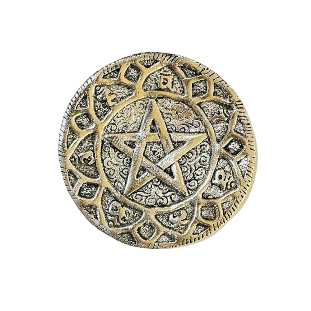 Porta Incienso Redondo Estrella de David