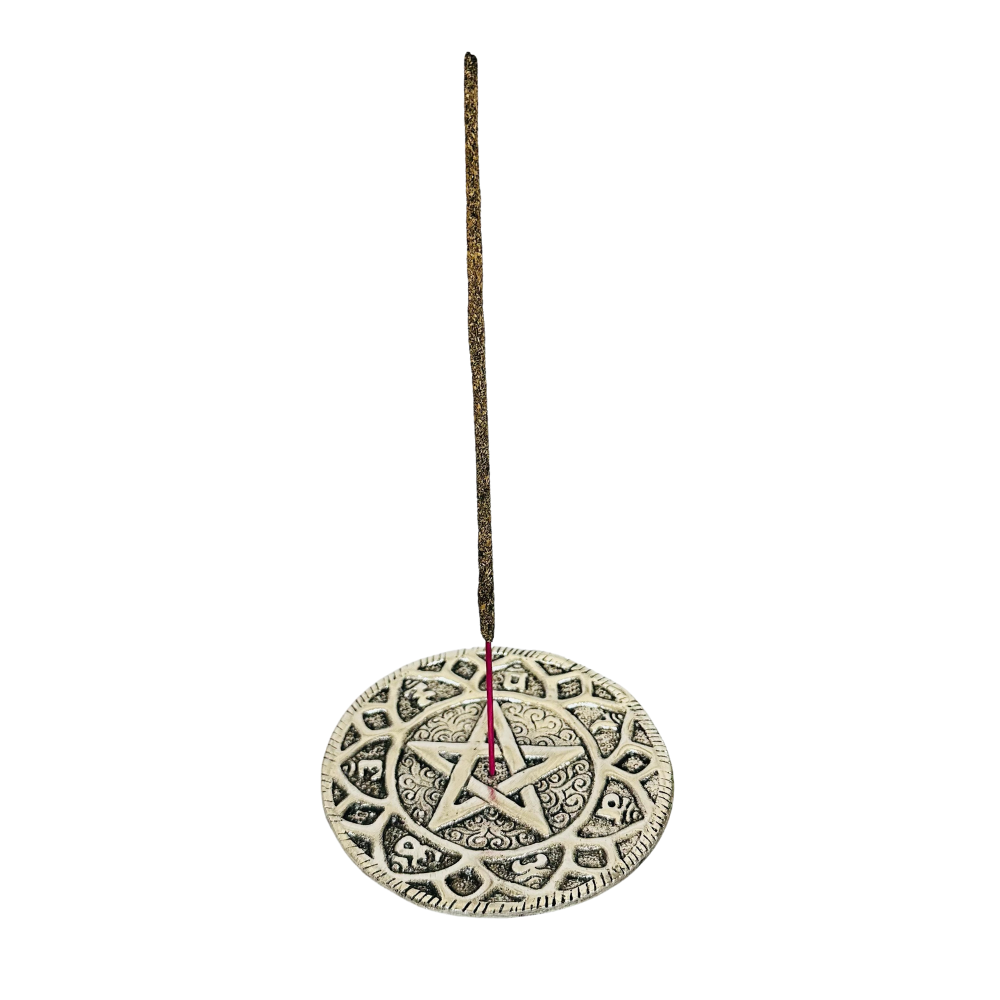 Porta Incienso Redondo Estrella de David