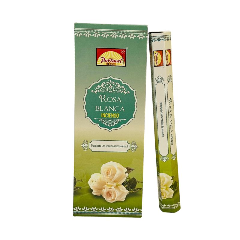 Incienso Rosa Blanca - Parimal Hexagonal