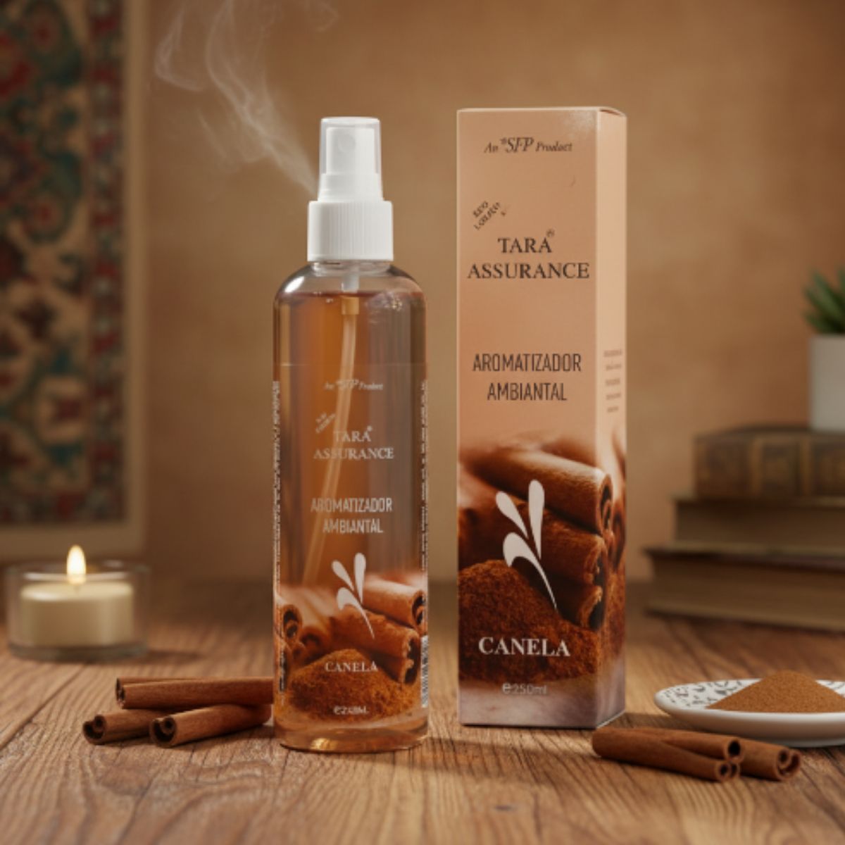 Aromatizante Spray Canela 250 mL