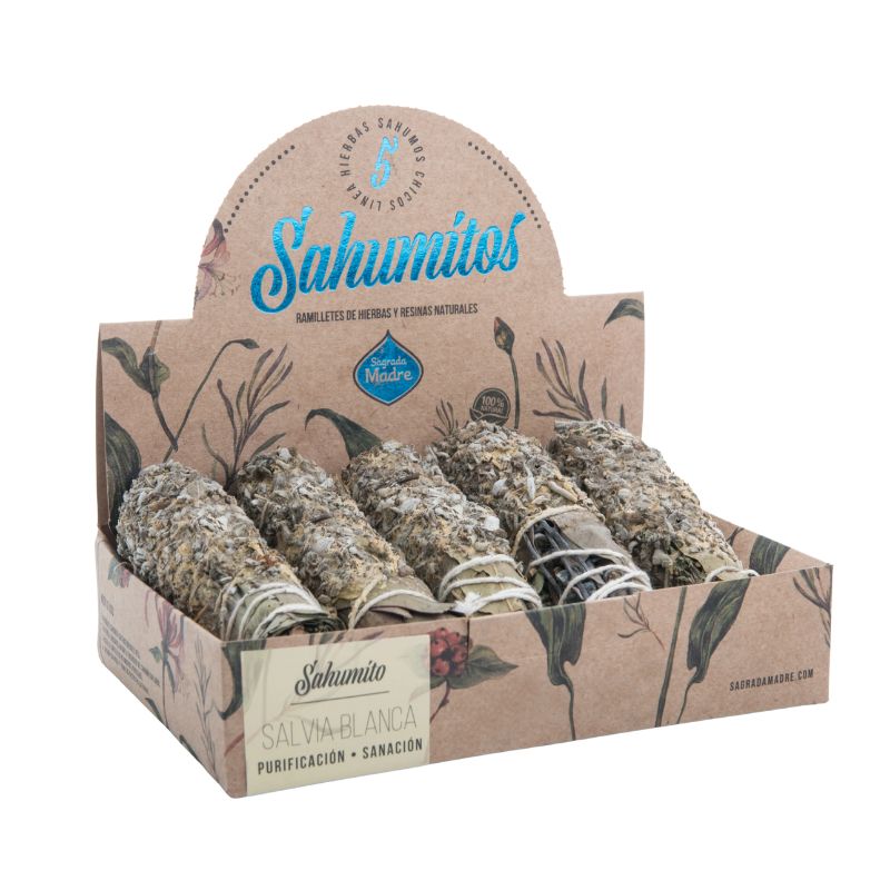 5 Sahumitos de Salvia Blanca