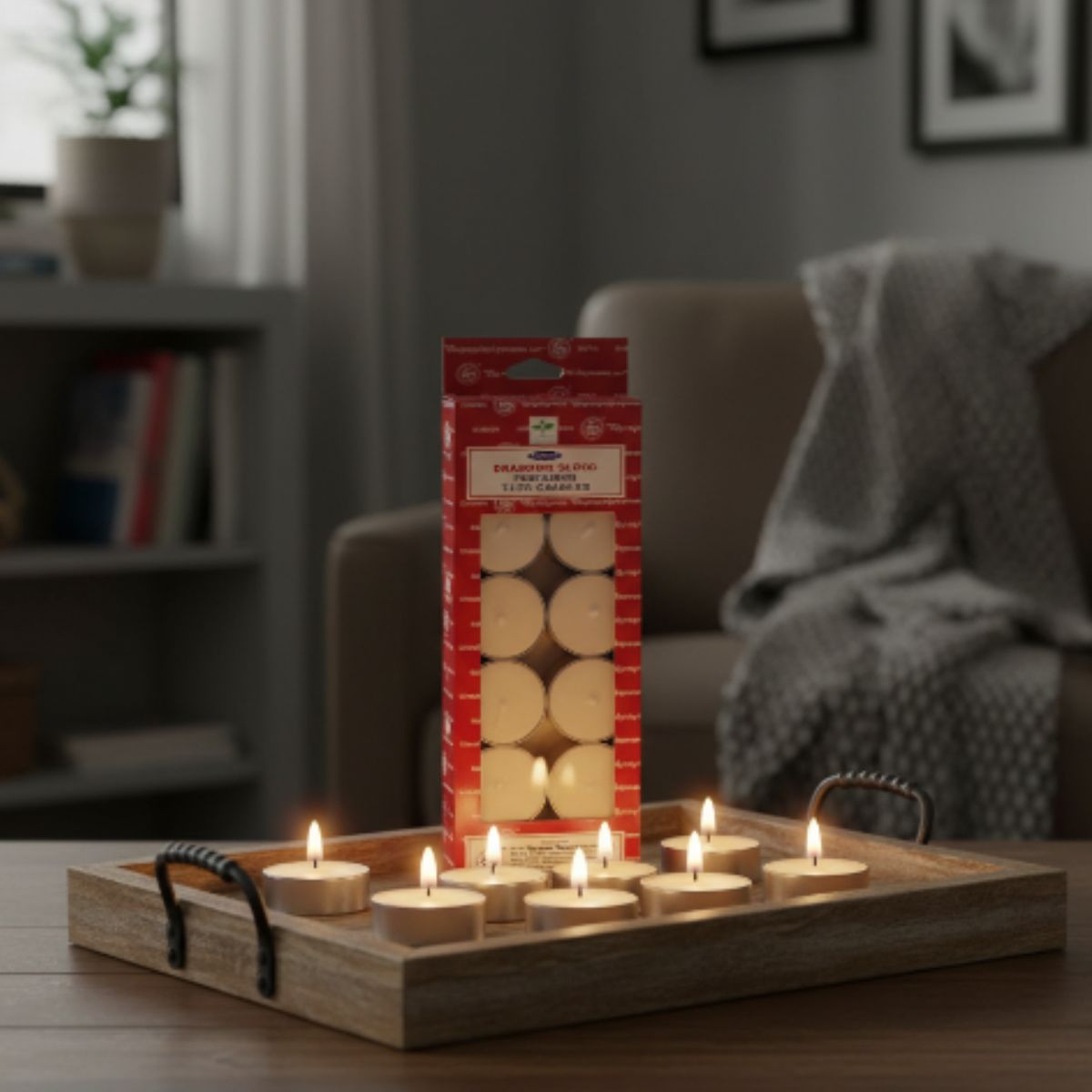 Vela Tealight Sangre de Dragon