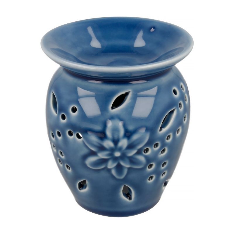 Difusor de Ceramica Flor Azul Design