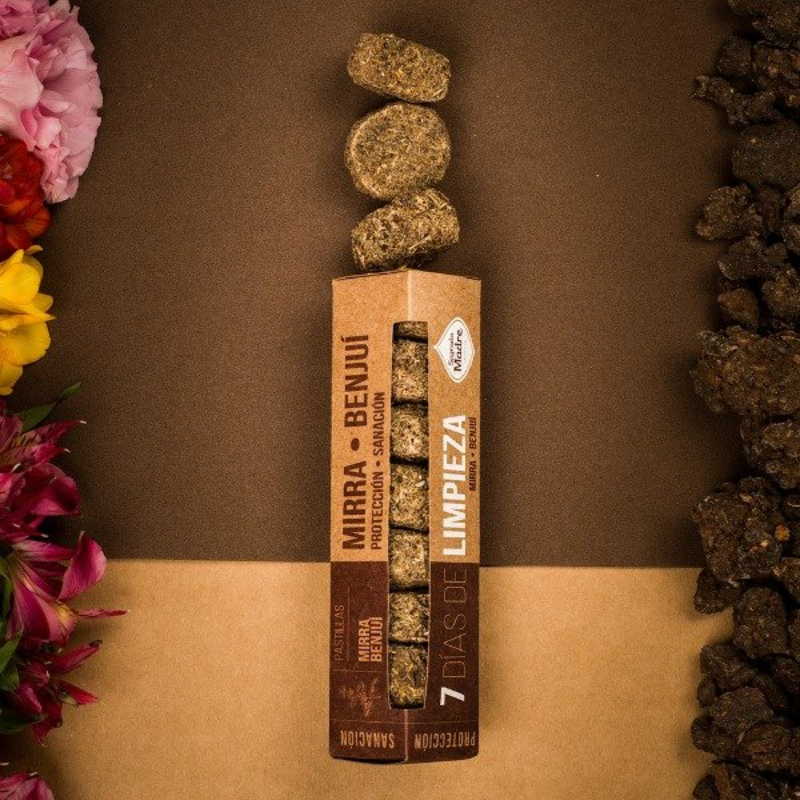 Pastillas 7 Dias de Limpieza Mirra y Benjui