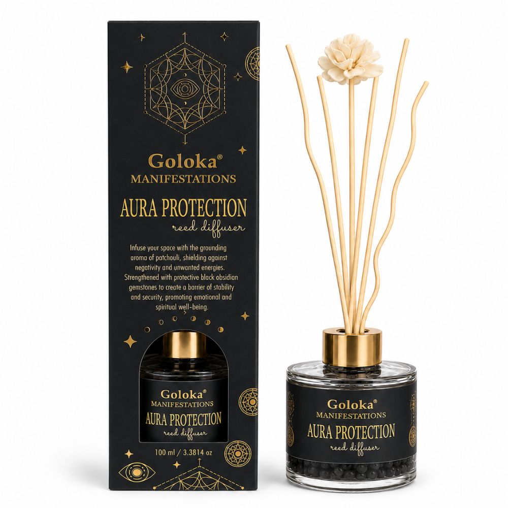 Difusor de Varilla Pachulí con Obsidiana Negra 100 mL