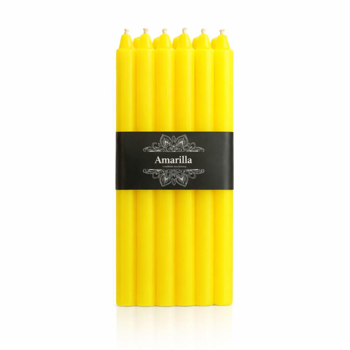 Vela Larga Amarilla 10u