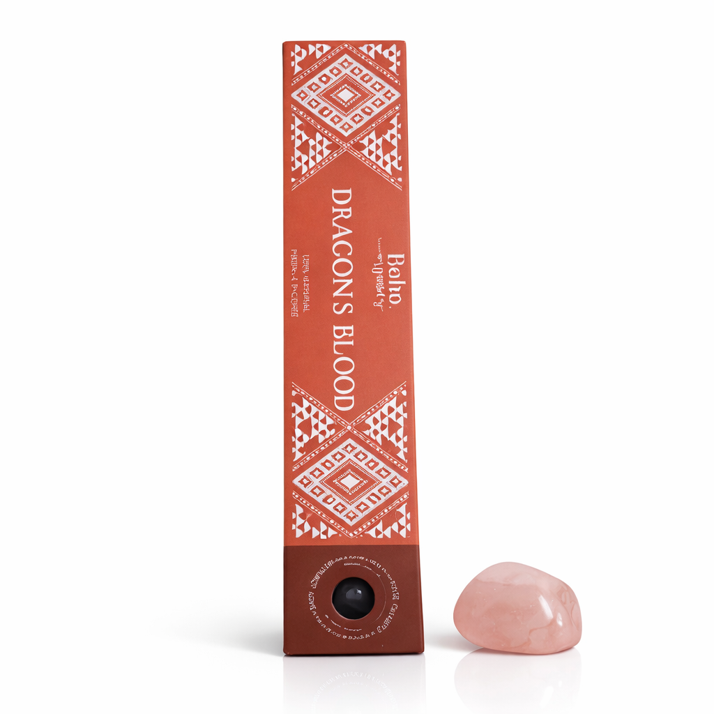 Incienso Sangre de Dragón con Cuarzo Rosa