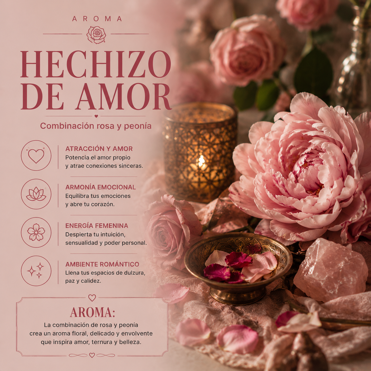 Set Incienso Hechizo de Amor