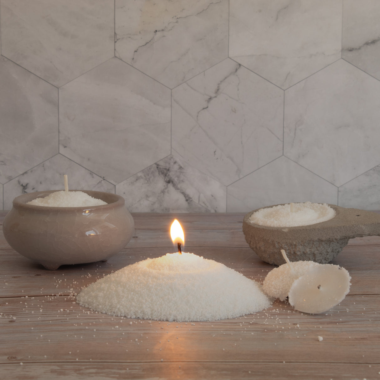 Vela de Arena Perlada Vainilla 250gr