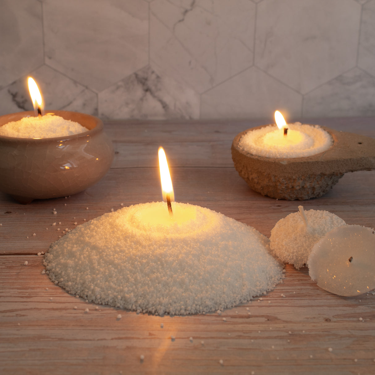 Vela de Arena Perlada Vainilla 250gr