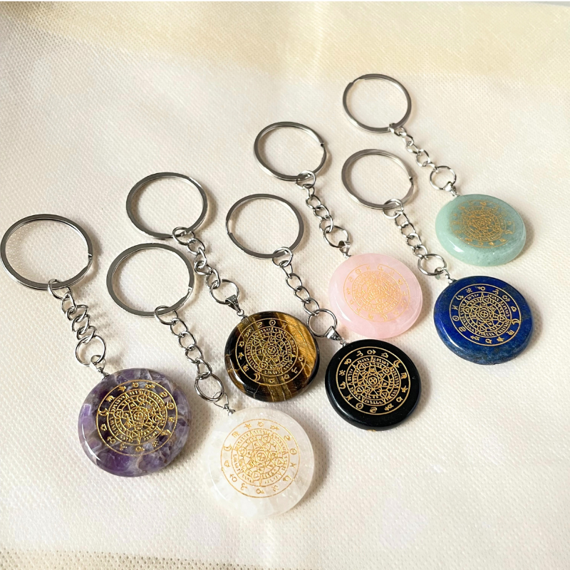 Llavero Piedra Amatista - Horóscopo