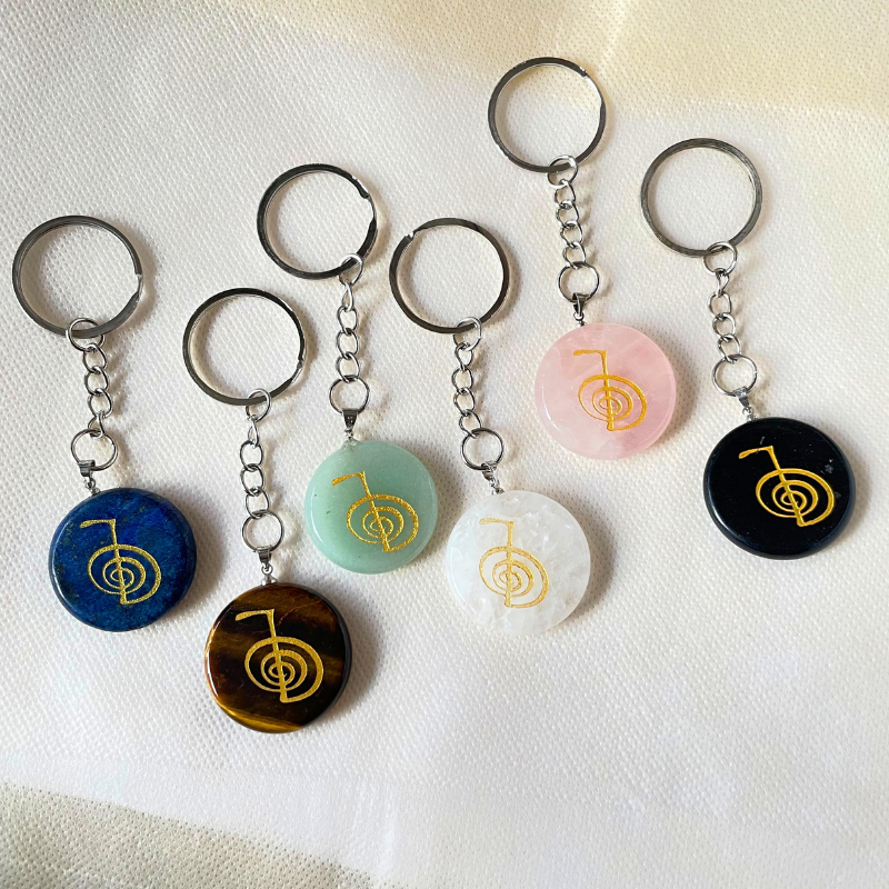 Llavero Piedra Ojo de Tigre - Cho Ku Rei