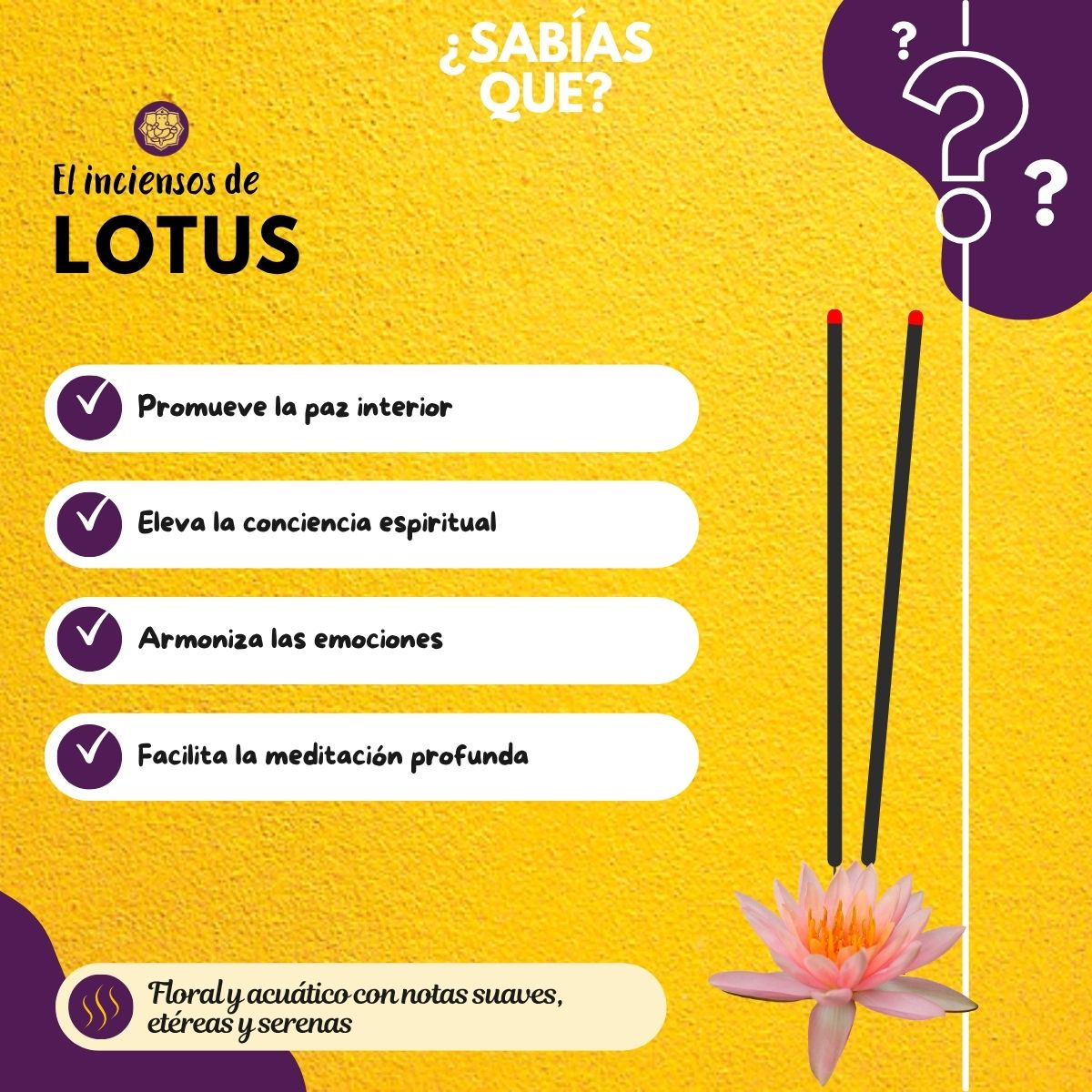 Incienso Lotus