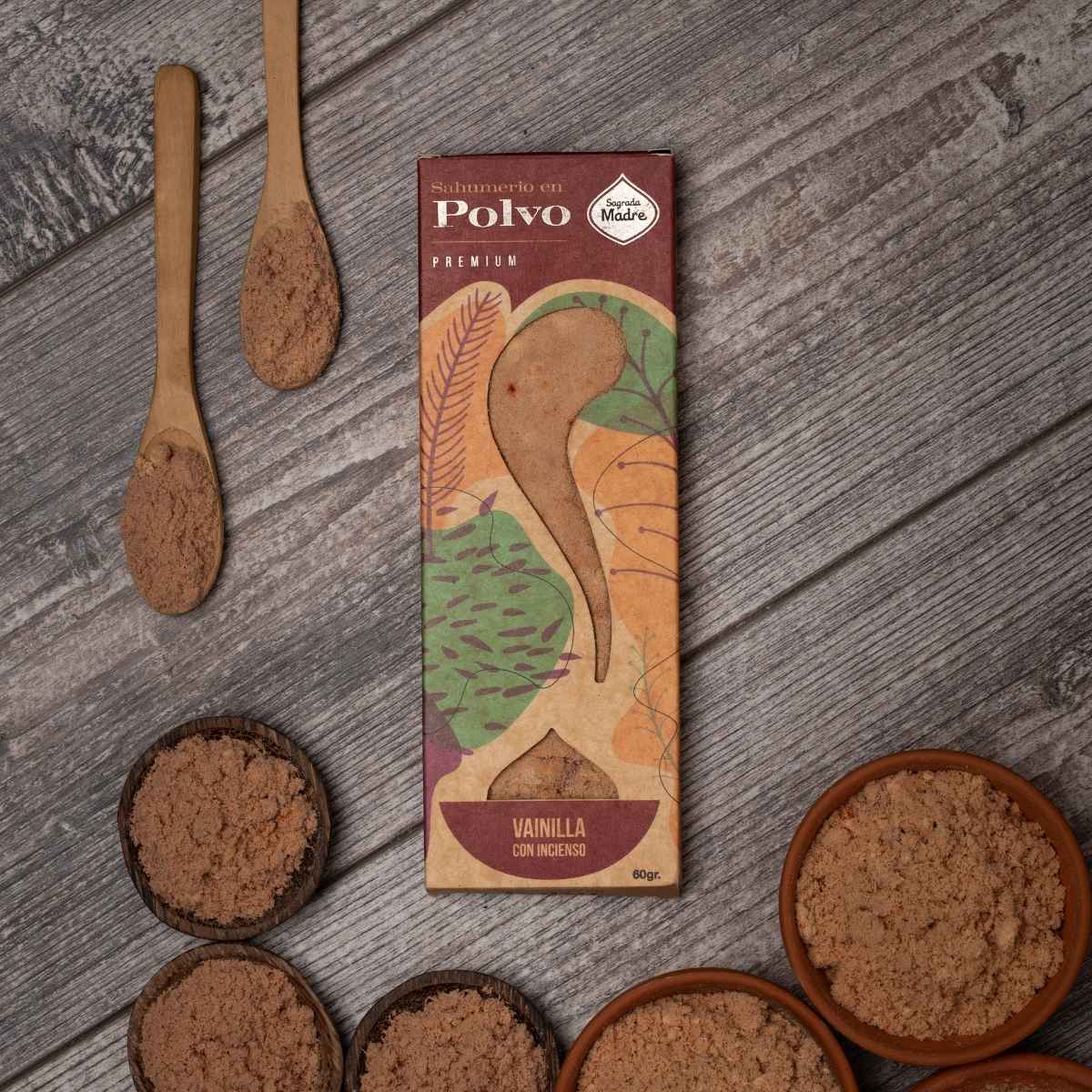 Sahumerio en Polvo Vainilla y Incienso