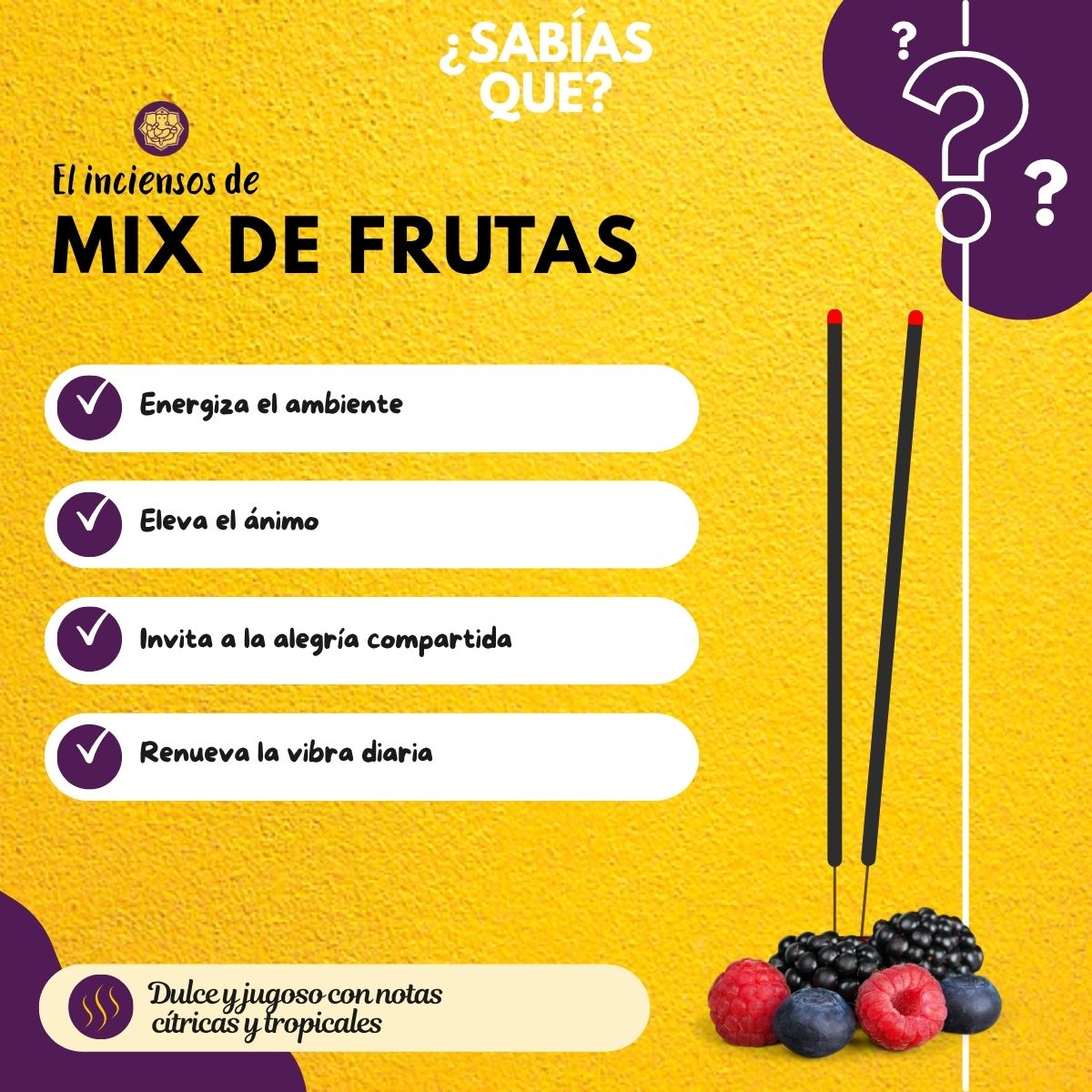 Incienso Mix de Frutas