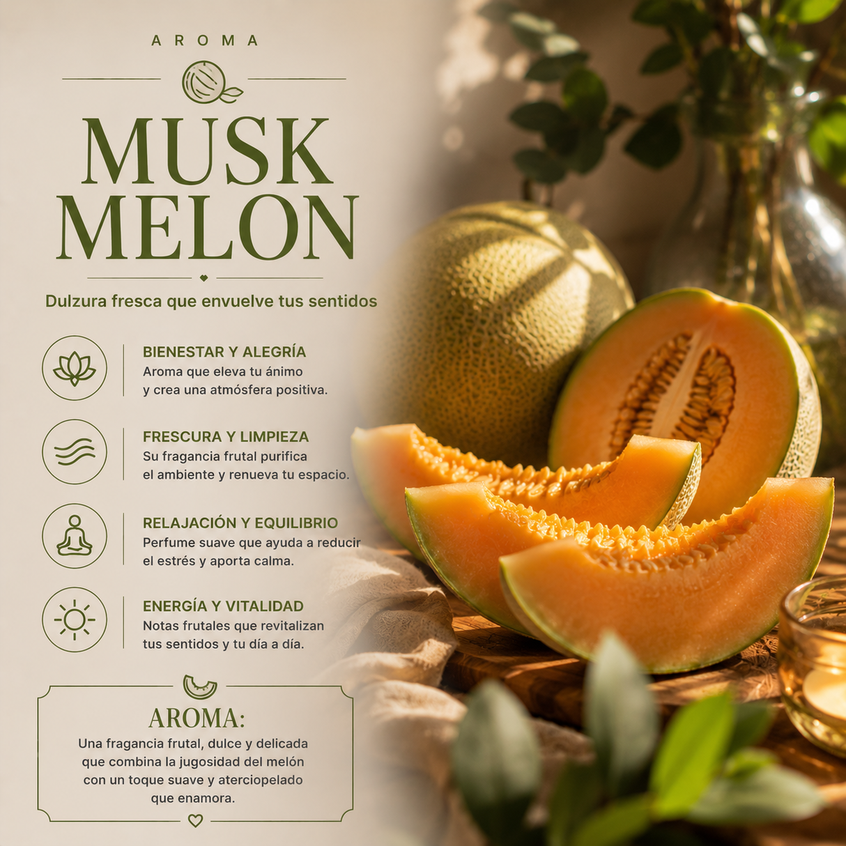 Incienso Jumbo Musk Melon