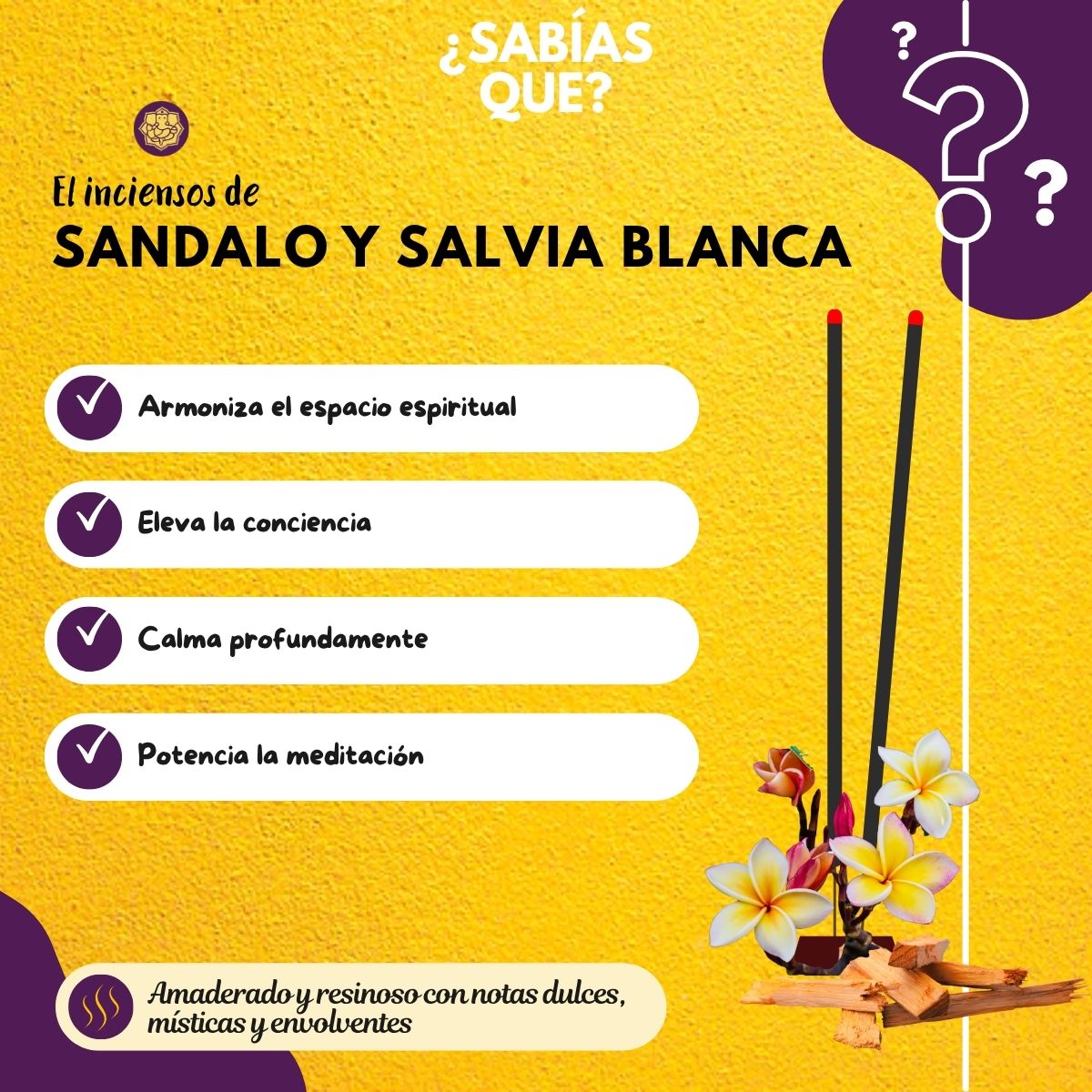 Incienso Nag Champa Sandalwood