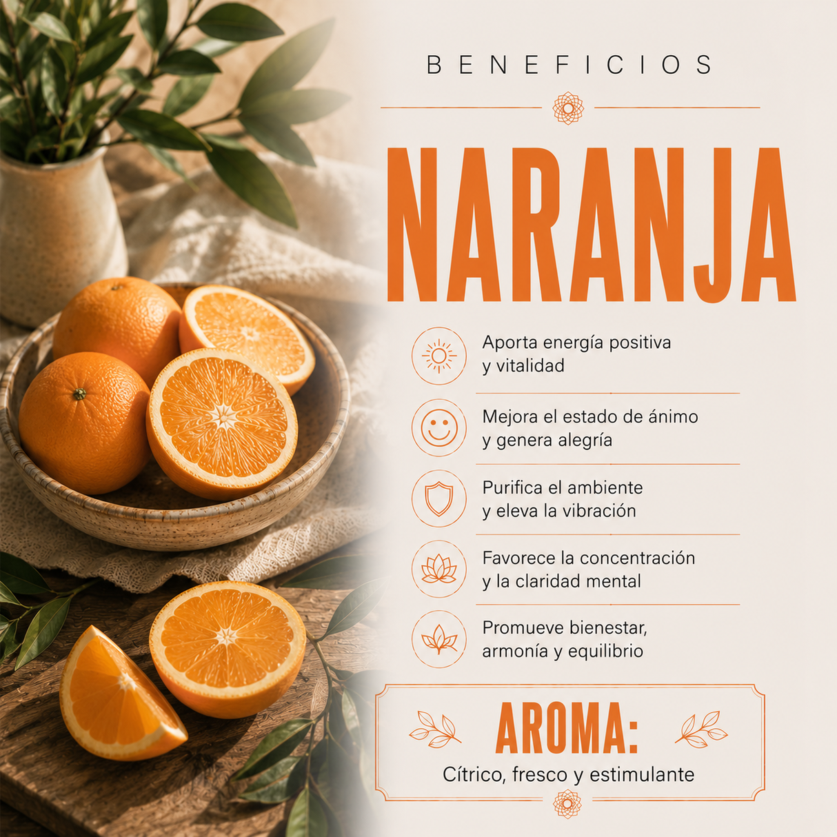 Incienso Smudge Naranja