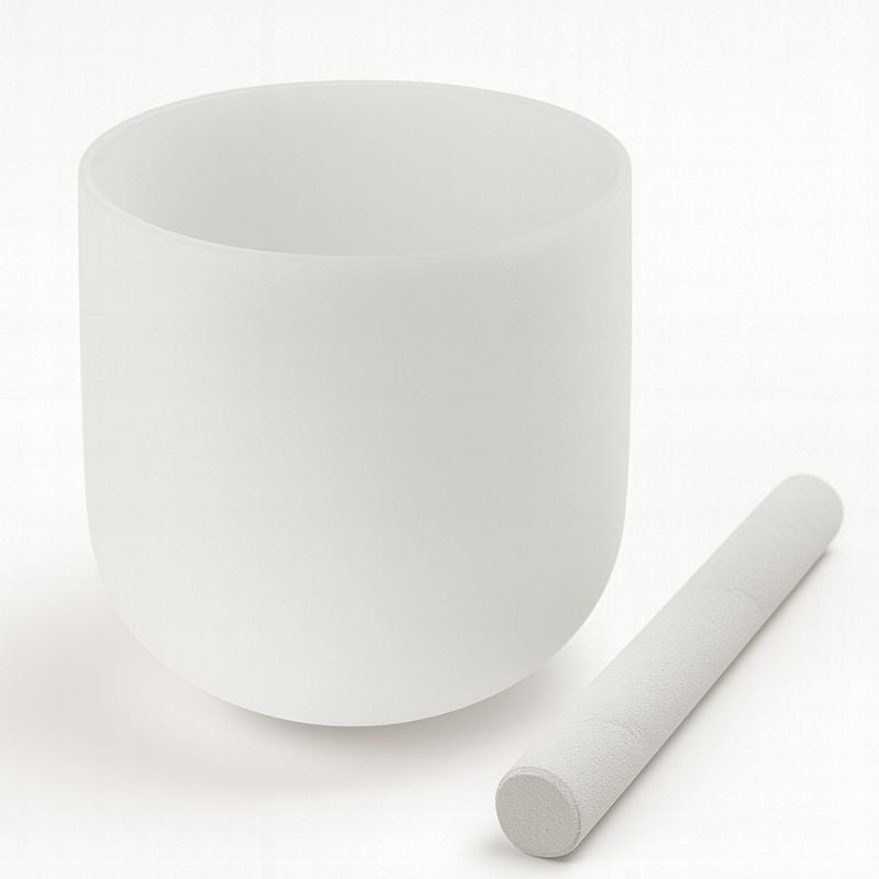 Cuenco Tibetano Cuarzo 6 Pulgadas Nota SOL