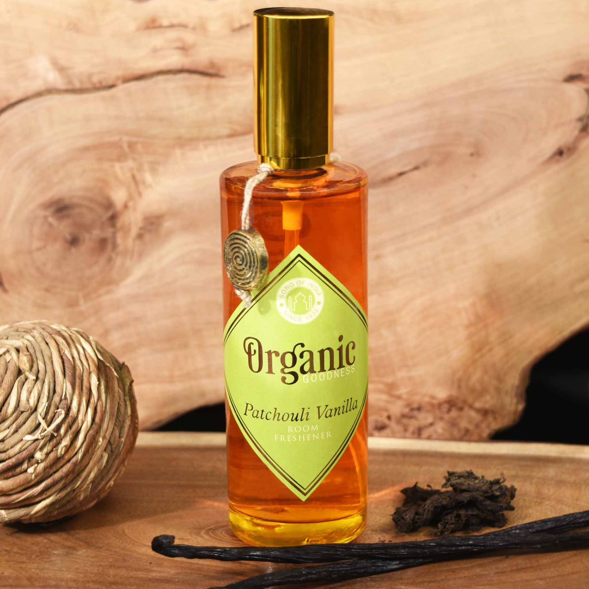 Spray Ambiente Pachulí y Vainilla Organic Goodness